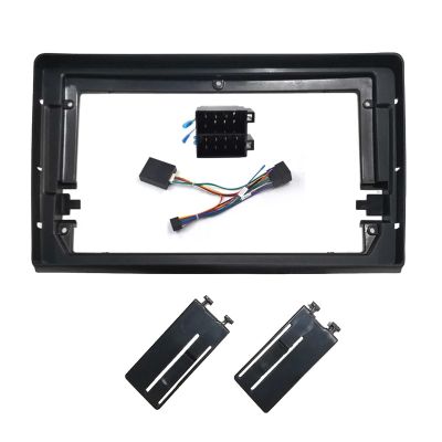 9 Inch Car Compatible with FIAT Bravo 2006-2016 Fascia Radio Panel Dash Kit Install Facia Console Bezel Adapter Plate Trim Cover Frame(Frame an canbus)