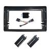 9 Inch Car Compatible with FIAT Bravo 2006-2016 Fascia Radio Panel Dash Kit Install Facia Console Bezel Adapter Plate Trim Cover Frame(Frame an canbus) view 1