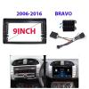 9 Inch Car Compatible with FIAT Bravo 2006-2016 Fascia Radio Panel Dash Kit Install Facia Console Bezel Adapter Plate Trim Cover Frame(Frame an canbus) view 2