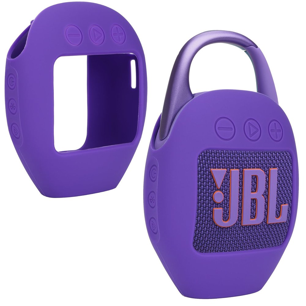 Lebakort Silicone Cover + Hard Case for JBL Clip 5 Clip 4