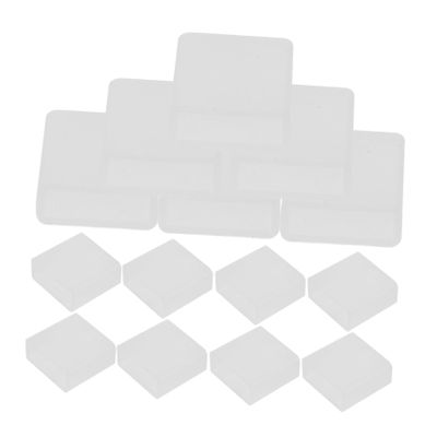 BUGUUYO 20pcs USB Port Caps Protector Dust-Filtering Covers for USB Drives Disks Easy to Install Soft Silicone Transparent Reliable Interface Protection