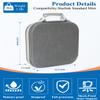 LuxiSync Carry Case for Starlink Mini  Outdoor Travel Case for Standard Starlink Mini Accessories, Large Capacity, Semi-Rigid EVA Protection view 3