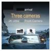 3 Channel Dash Cam Car DVR Black Box Streaming Driving Recorder Connection Rear View Camera for Vehicle Accessorie(4K Single,128G TF Card) view 4