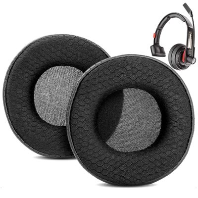 Voyager 104 Headphone Reinforced Durable Fabric Replacement Earpads Compatible with Plantronics Voyager 104 Headphone Earpads Cushion