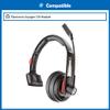 Voyager 104 Headphone Reinforced Durable Fabric Replacement Earpads Compatible with Plantronics Voyager 104 Headphone Earpads Cushion view 2