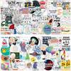 106pcs Math & Science Stickers - Funny Gifts for Women & Men, Vinyl Stickers for Laptops, Water Bottles & Notebooks view 1