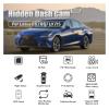 4K Car DVR Hidden Dash Cam Camera Parking Record Night Vision Driving Video Recorder Compatible for Lexus ES GS LX is 2016-2022(1440P-1080P Two Lens,64G1) view 3