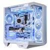 darkFlash Full-Tower ATX Gaming PC Case, Back Plug-in Motherboard, Vertical GPU Mounting, Dual-Chamber, Panoramic Glass, Up to 2 x 360mm Radiators, RTX 40 Compatible(DY470) (4 PWM ARGB Fans, White) view 1