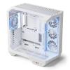darkFlash Full-Tower ATX Gaming PC Case, Back Plug-in Motherboard, Vertical GPU Mounting, Dual-Chamber, Panoramic Glass, Up to 2 x 360mm Radiators, RTX 40 Compatible(DY470) (4 PWM ARGB Fans, White) view 2