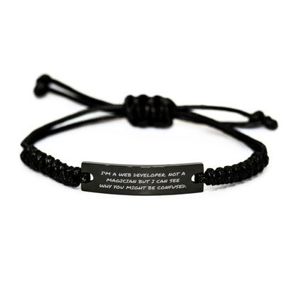 Funny Web Developer Rope Gift from Friends for Birthday