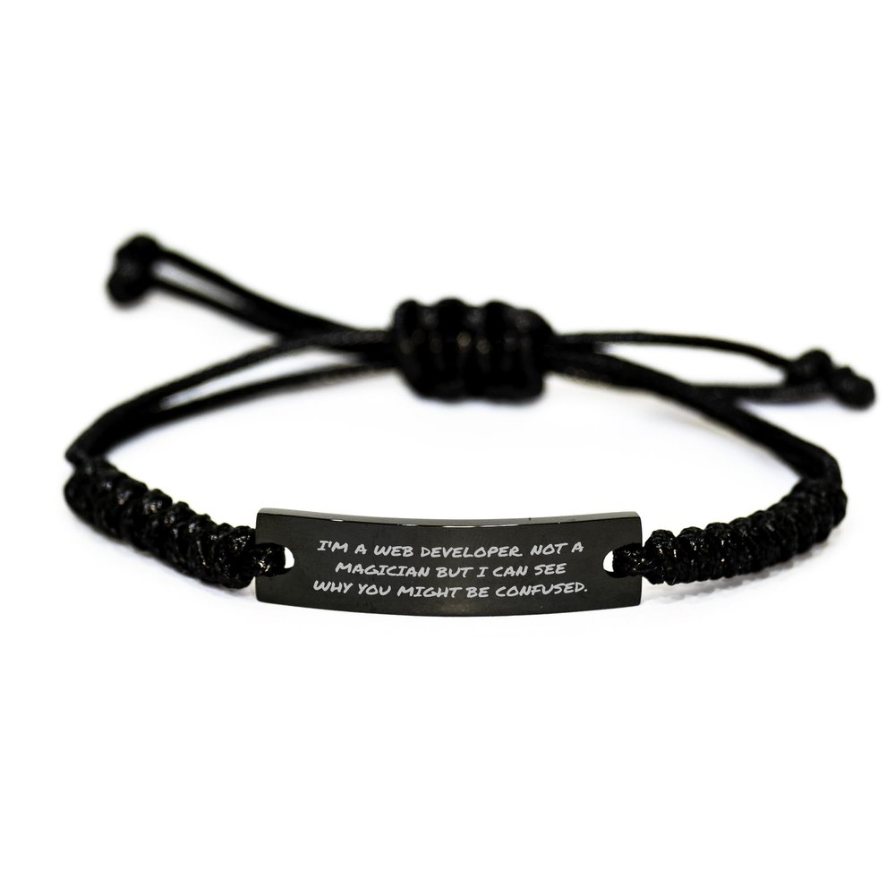 Funny Web Developer Rope Gift from Friends for Birthday