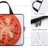 Laptop Case Sleeve 17inch Shockproof Laptop Case Tomato Slice Laptop Sleeve Carrying Case view 3