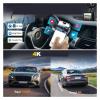 2.5 Inch 4K 3840 * 2160P Car Mirror Dash Cam Dual Len Dashcam Drive Recorder Stream Rearview Mirror IPS Screen Camera(A10G,128GB) view 4