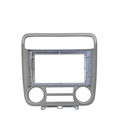 9INCH Car Radio Installation GPS Plastic Fascia Panel Frame Compatible with HONDA Stream 2001-2004 Dash Mount Kit(AC)