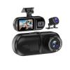 3 Channel Dash Cam 4K+1080P Car Dash Camera Front Inside Rear Night Vision Car DVR Video Recorder Rearview Cam(V25D-G-P-S-6M RCC,128G1) view 2