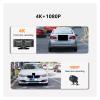 10.26 Inch Car Dvr 4K 3840 * 2160P Dash Cam Rearview Dashboard Dual Lens Compatible for Android Auto&Carpaly Camera Driving Recorder(Without Card) view 4