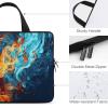 Laptop Case Sleeve 17inch Shockproof Laptop Case Fire and Water Pattern Laptop Sleeve Carrying Case view 3