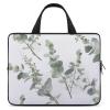 Laptop Case Sleeve 17inch Shockproof Laptop Case White Natural Greenery Twig Laptop Sleeve Carrying Case view 1
