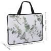 Laptop Case Sleeve 17inch Shockproof Laptop Case White Natural Greenery Twig Laptop Sleeve Carrying Case view 2