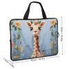 Laptop Case Sleeve 17inch Shockproof Laptop Case Cute Giraffe Flowers Laptop Sleeve Carrying Case view 2