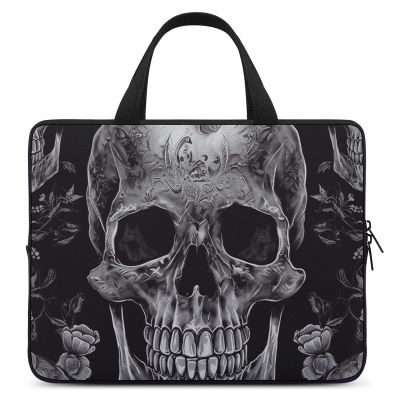 Laptop Case Sleeve 15inch Shockproof Laptop Case Skull Skeleton Laptop Sleeve Carrying Case