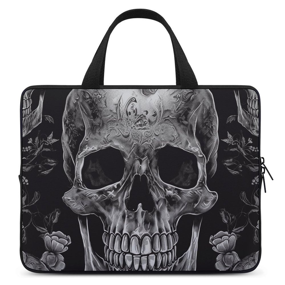 Laptop Case Sleeve 15inch Shockproof Laptop Case Skull Skeleton Laptop Sleeve Carrying Case