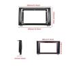 AYYDXRK 9 Inch Car Fascia Frame Adapter Android Radio Dash Fitting Panel Kit Compatible with Toyota Tundra 2014-2021 Install Mount Kit view 3