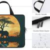 Laptop Case Sleeve 17inch Shockproof Laptop Case Beautiful Elephant Laptop Sleeve Carrying Case view 3