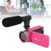 Video Camera Camcorder 16MP 1080P HD 16X Digital Zoom with Microphone for Vlogging Events Music Live Streaming view 2