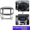 AYYDXRK 9 Inch Car DVD Frame Audio Dash Trim Kits Facia Panel Radio Player Screen 2 Din Compatible with Hyundai H1 Starex 2015-2018 Kit Frame Install Mount Kit(Only Frame A) view 2