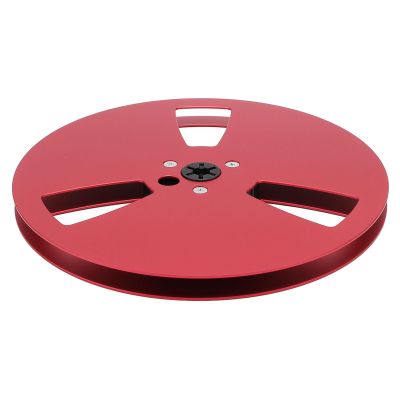 Aluminum Alloy 7 Inch Empty Tape Reel,Sturdy and Sound Recording Reel for 1/4 inch Tapes, Stable and with 3 Holes, Minimizing Vibrations for Reel to Reel Tape Player