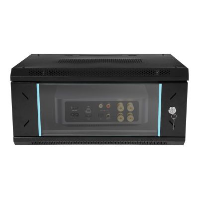 Wall Mount Server Cabinet,Server Rack Enclosure,4U Server Organizer,Network Cabinet,Server Cabinet with Glass Locking Door,Standard Glass Door,for Offices,Schools,Factories,Public Places,Rectangle