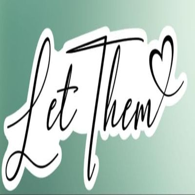 (3Pcs) Let Them Funny Quote Sarcastic Decals Waterproof for Books Laptops Phone Water Bottles Tumbler Cup Kindle