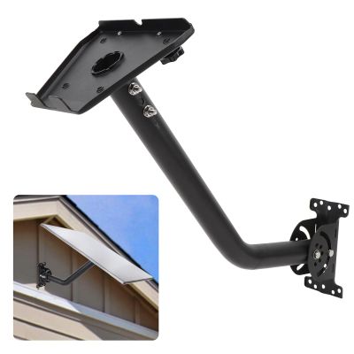 Gen 3 Roof Mount, Pivot Roof Pole J Mounting with V3 Pipe Flat Adapter, Wall Mount Bracket for Standard Dish Internet Kit Satellite