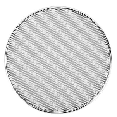 Akozon 5 Inch Plastic Frame Car o Speaker Grill Guard Protector Cover White Mesh (Two)