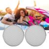 Akozon 5 Inch Plastic Frame Car o Speaker Grill Guard Protector Cover White Mesh (Two) view 4