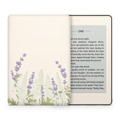 Tacky Design Cherry Blossom Skin Wrap, Beige for Kindle, Premium Vinyl 3M Full Wrap for Kindle Paperwhite (10th Gen, 2018)