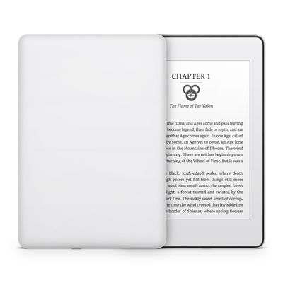 Tacky Design Solid Color Skin for Kindle Paperwhite Skin Wrap Decal Classic Color Vinyl, Premium 3M Decal Sticker for Full Surface Coverage(Light Gray, Paperwhite (10th Gen, 2018))