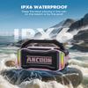 ANCOON Speakers Bluetooth Wireless: 80W(Peak) Loud Speaker with Bass, 20H Playtime, IPX6 Waterproof, Large Jobsite Speakers for Work, Outdoor, Workshop, Garage, Portable Speaker with TWS (Pink) view 3