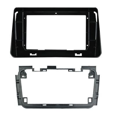9INCH 10.1INCH Car Radio Frame Kit Compatible with NISSAN MICRA 2017/ KICKS/2020+ SUNNY/ALMERA Auto Stereo Dash Fascia Trim Bezel Faceplate(10.1INCH frame)