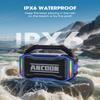 ANCOON Speakers Bluetooth Wireless: 80W(Peak) Loud Speaker with Bass, 20H Playtime, IPX6 Waterproof, Large Jobsite Speakers for Work, Outdoor, Workshop, Garage, Portable Speaker with TWS (Blue) view 3