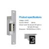 DC12V Strike Lock NO NC Narrow Fail Secure Fail Safe Electronic Locks for Door Access Control System NSIXSURIM(12V-NO) view 4