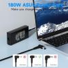 180W 20V 9A Laptop Charger Fit for ASUS ROG Zephyrus G14 GA401, G15 GA502; ASUS TUF Gaming F15 FX505D, A15 FA506IU, A17 FX705D AC Adapter Power Supply Cord6.0 x 3.7mm view 2