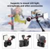 SMALLRIG Vibe P108 Pro RGB Video Light 4661 and Dual Cold Shoe Mount 3483B view 3
