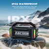 ANCOON Speakers Bluetooth Wireless: 80W(Peak) Loud Speaker with Bass, 20H Playtime, IPX6 Waterproof, Large Jobsite Speakers for Work, Outdoor, Workshop, Garage, Portable Speaker with TWS (Black) view 3