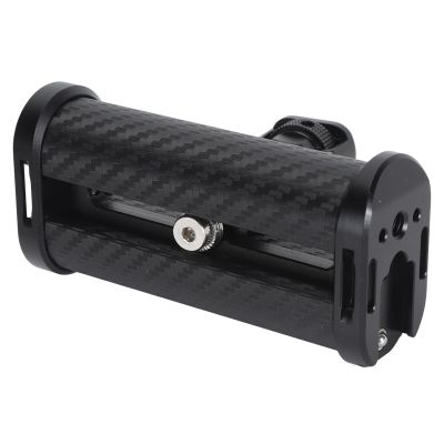 ANGGREK Camera Cage Handle Grip, Cold Shoe Mount Camera Cage Side Handle 1/4 Inch Screw Hole for Photography
