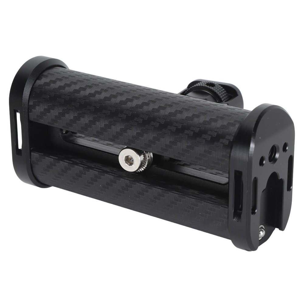 ANGGREK Camera Cage Handle Grip, Cold Shoe Mount Camera Cage Side Handle 1/4 Inch Screw Hole for Photography