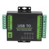 ANGGREK Industrial Grade Isolated USB Converter, 5V Metal Housing Professional High Peformance Easy Installation USB to for RS485 422 Converter for Computer view 1