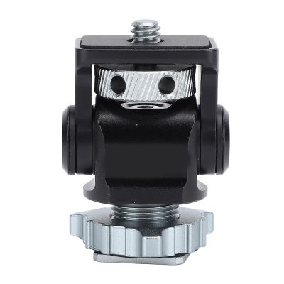 Adjustable PTZ Display Cold Shoe Adapter 360 Degree Swivel Tilt Adjustable Mount Bracket for F5 F570 F7 FW703 DSLR Camera PTZ Stabilizer