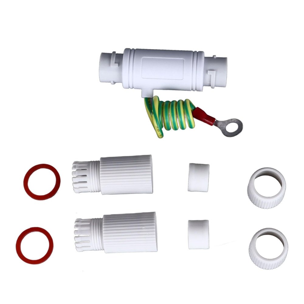 POE Gigabit RJ45 Protector, Gigabit Ethernet Protector, 1257V 5KV Network Arrester Protective Device for Protector Satellite in Line